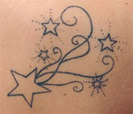 star tattoo,body piercing,tribal tattoo